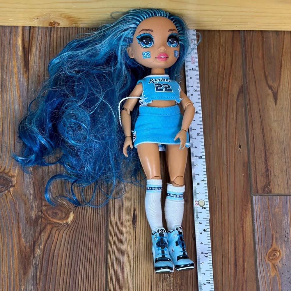 Rainbow High Cheer Skyler Bradshaw Blue Fashion Doll MGA Entertainment 11 Inch